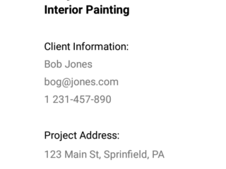 Paint Estimating App